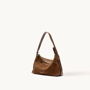 Songmont Small Yore Hobo Bag - Sandal Suede